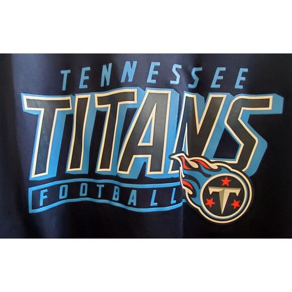 NFL Team Apparel Tennessee Titans Crew Neck Jersey T Shirt XXL 2TG Blue/Navy Red - Picture 5 of 7